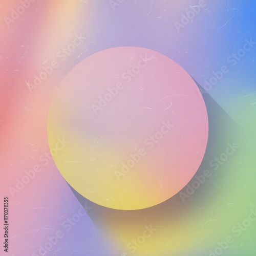 Abstract background with colorful circle in the middle. Space for text