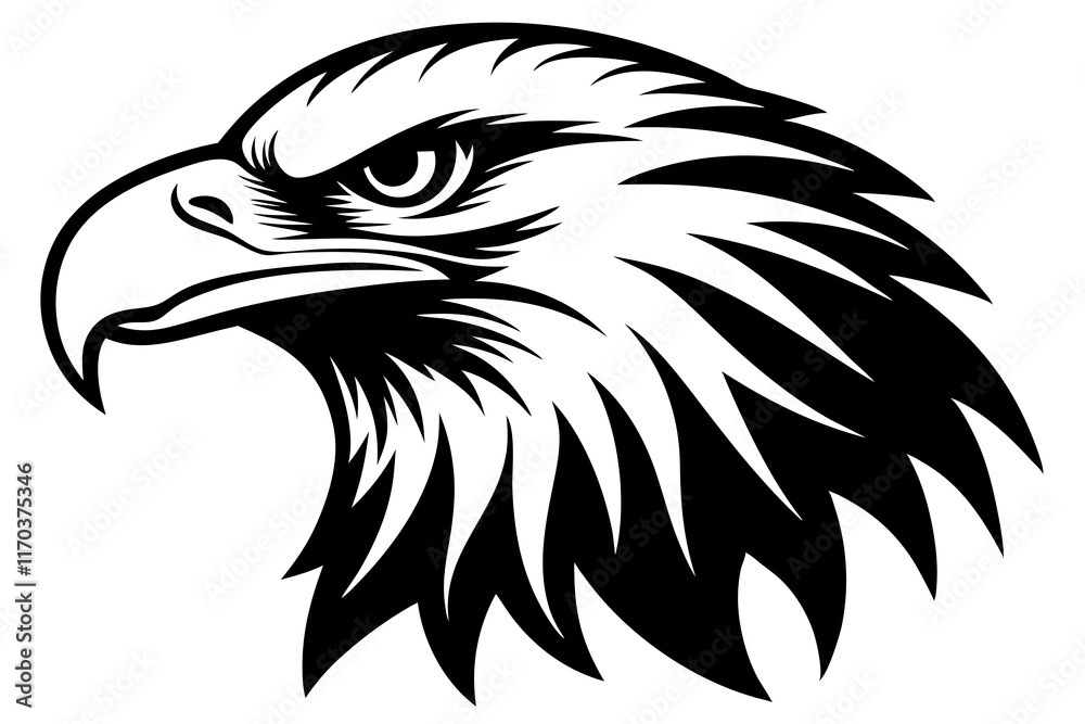 eagle head vector silhouette, hawk head silhouette vector eagle head vector silhouette, hawk head silhouette vector