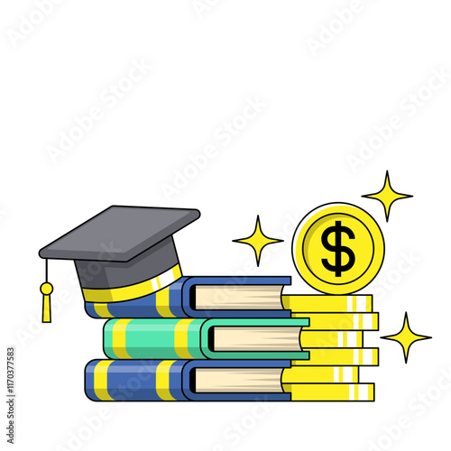 Illustration Education Financial