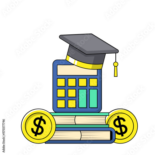 Illustration Education Financial