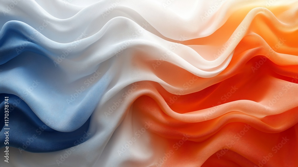 Fototapeta premium Abstract Colorful Silk Fabric Texture