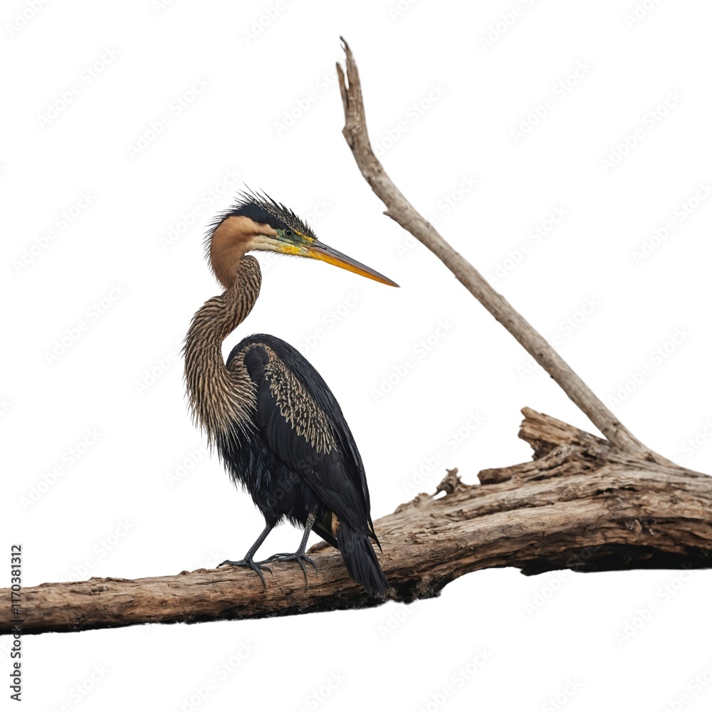 Fototapeta premium Darter isolated on white background