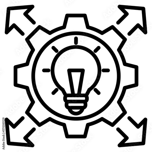 outside resourcing single icon