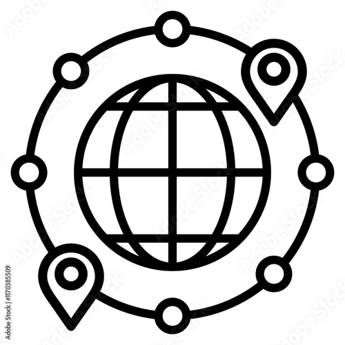 offshoring single icon