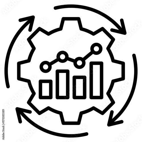 business improvement single icon