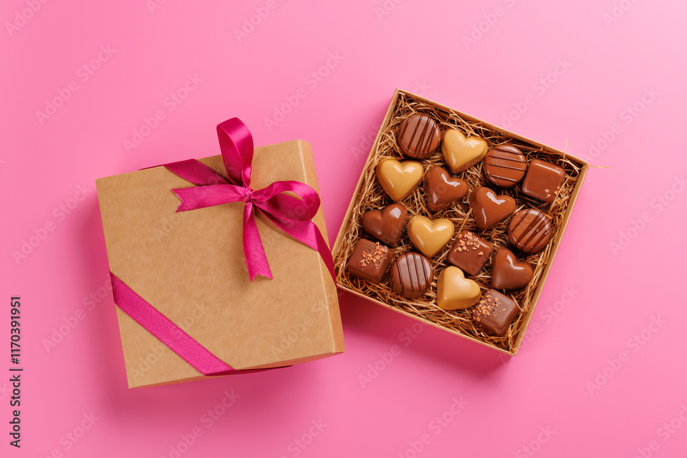 Valentines day box of rich chocolates Valentines day box of rich chocolates