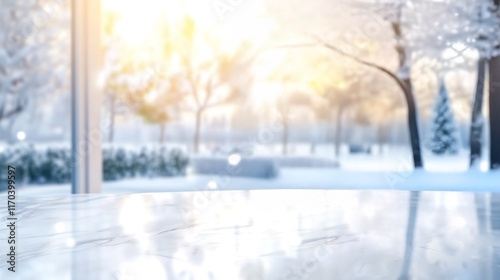Christmas background, Tree, White Snow, Winter Xmas 02