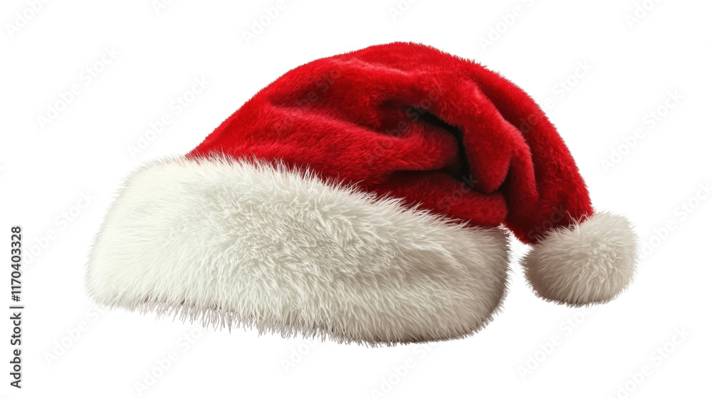 santa claus hat isolated on white background santa claus hat isolated on white background