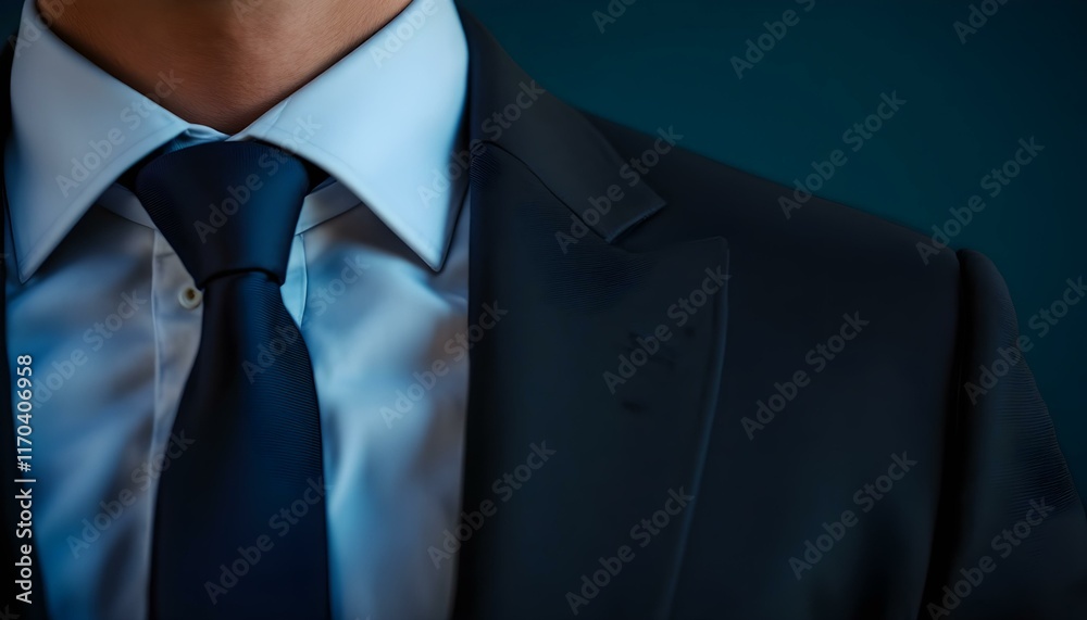 professional person with tie