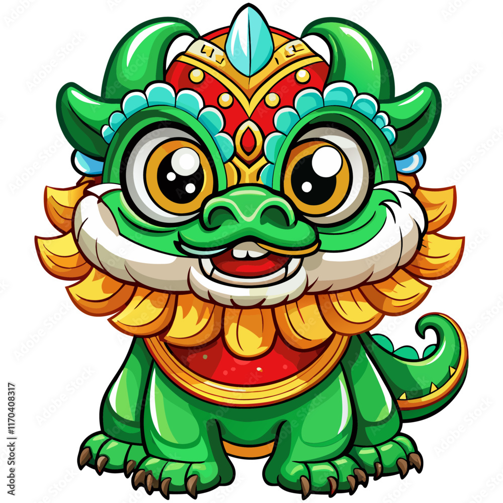 Fototapeta premium Traditional chinese new year generative ai