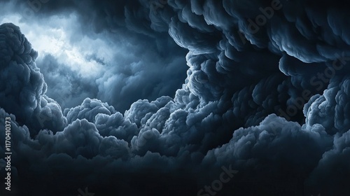A dramatic dark stormy cloud background, perfect for adding intensity and mood to your designs.