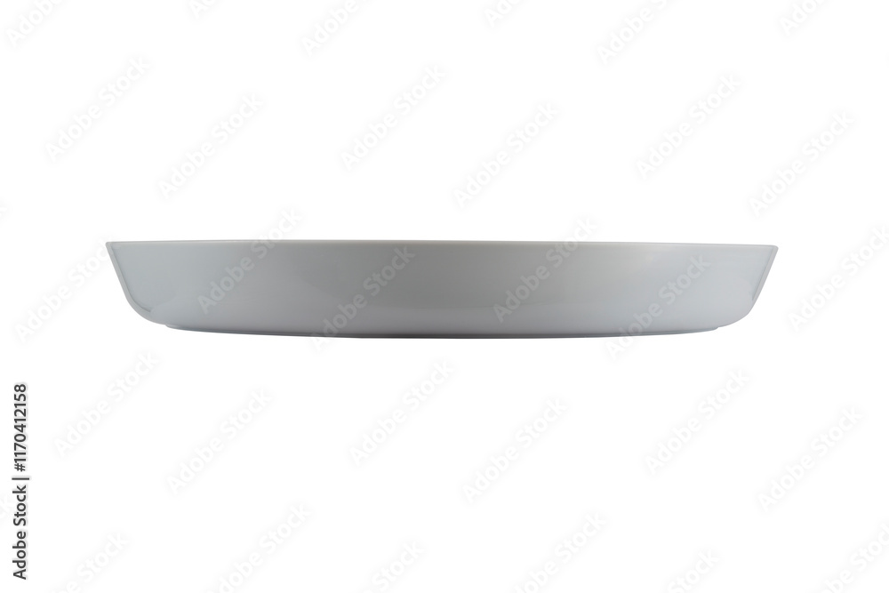 Plastic plate isolated on white background Plastic plate isolated on white background