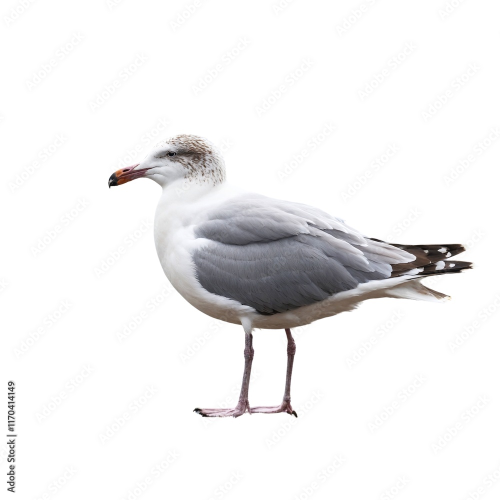 Fototapeta premium Seagull isolated on white background