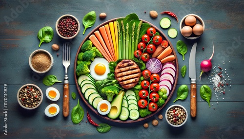 Balanced Meal with Nutrient-Rich Foods