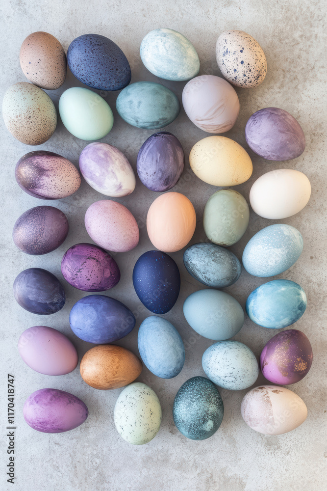 Beautifully Dyed Easter Eggs Showcase Vibrant Colors and Natural Patterns for a Festive Spring Celebration Beautifully Dyed Easter Eggs Showcase Vibrant Colors and Natural Patterns for a Festive Spring Celebration
