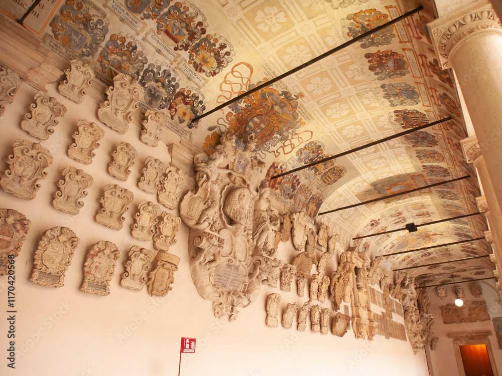Obraz premium Italia, Veneto, la città di Padova, palazzo Bo.