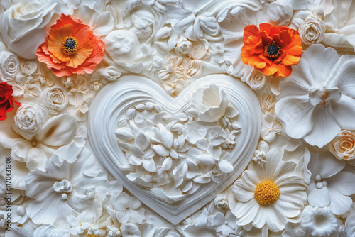 Elegant wedding invitation card background vector. Minimal hand painted botanical flowers texture template background. Design for wedding, vip cover, poster, rsvp moderncard.Valentine's Day