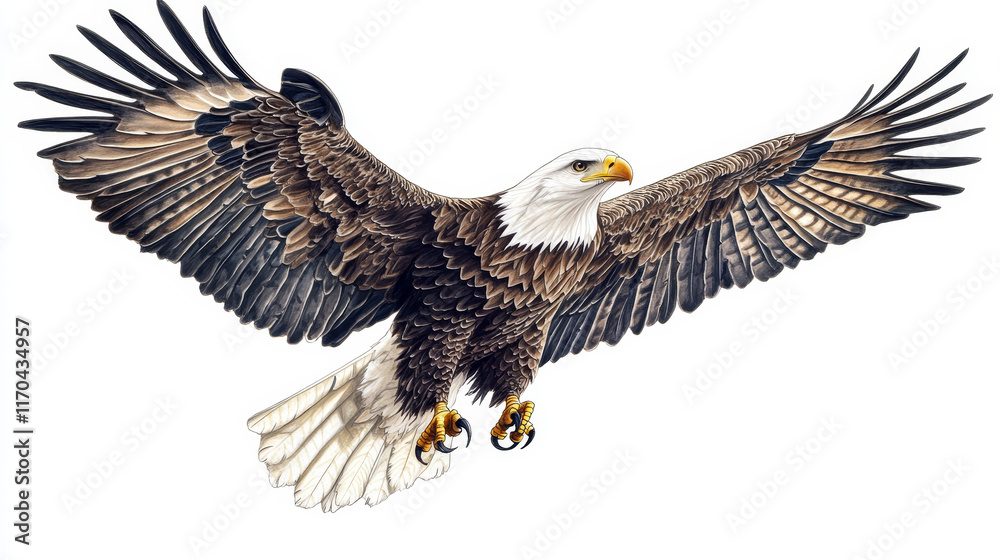 Eagle tattoo isolated on white, also as a logo idea. Jpeg version also available in gallery Eagle tattoo isolated on white, also as a logo idea. Jpeg version also available in gallery