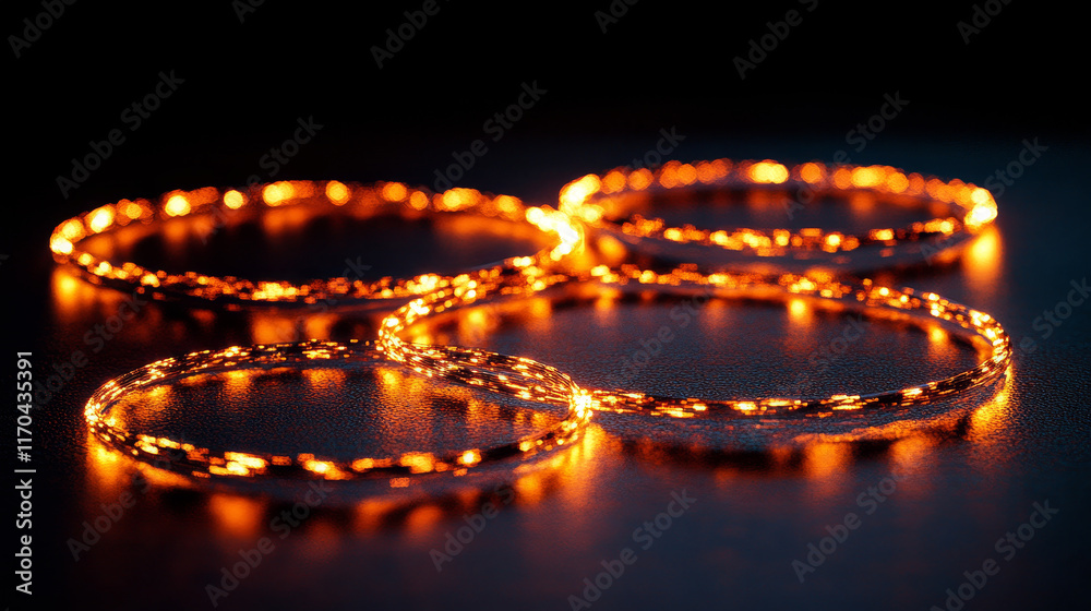 Abstract glowing light rings background. Fire motion effect and bright circle shine backdrop, glitter curvy or swirl line and spiral sparkle flow. Magic or disco, night fire show theme Abstract glowing light rings background. Fire motion effect and bright circle shine backdrop, glitter curvy or swirl line and spiral sparkle flow. Magic or disco, night fire show theme
