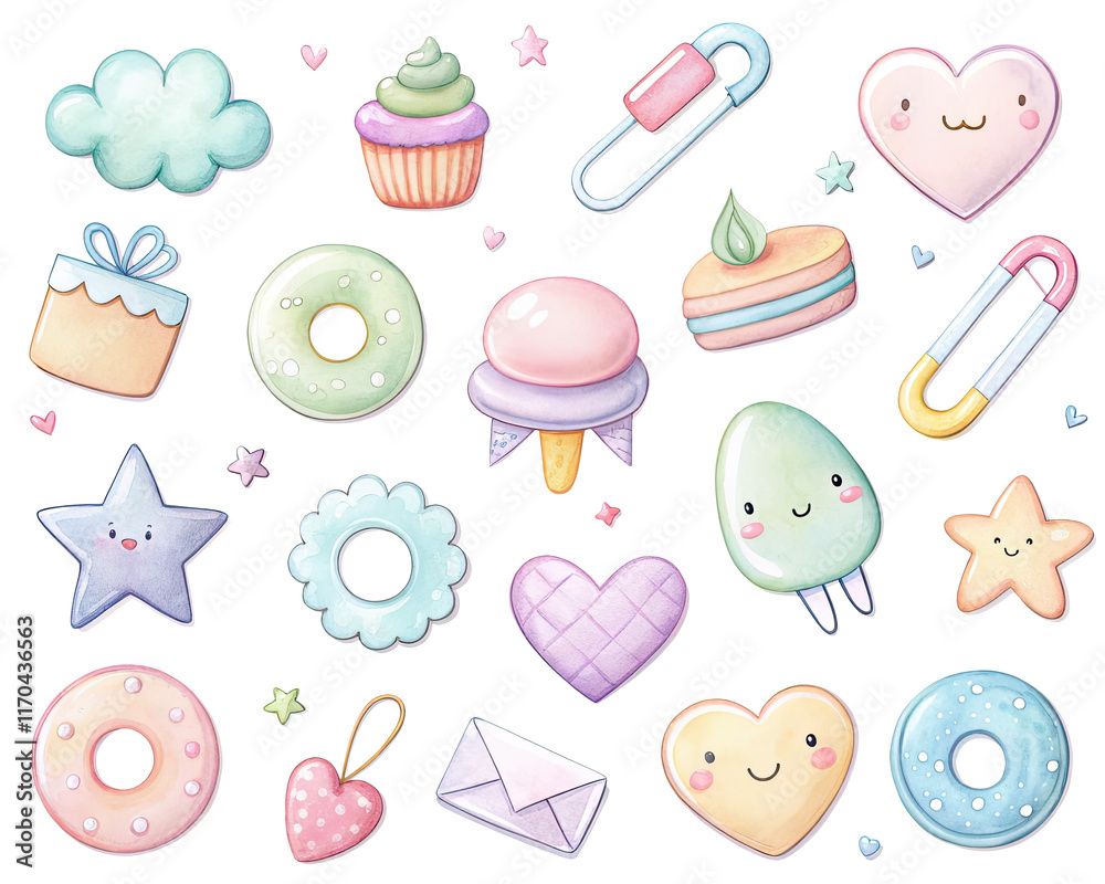 cartoon clip art collection pastel colors cartoon clip art collection pastel colors