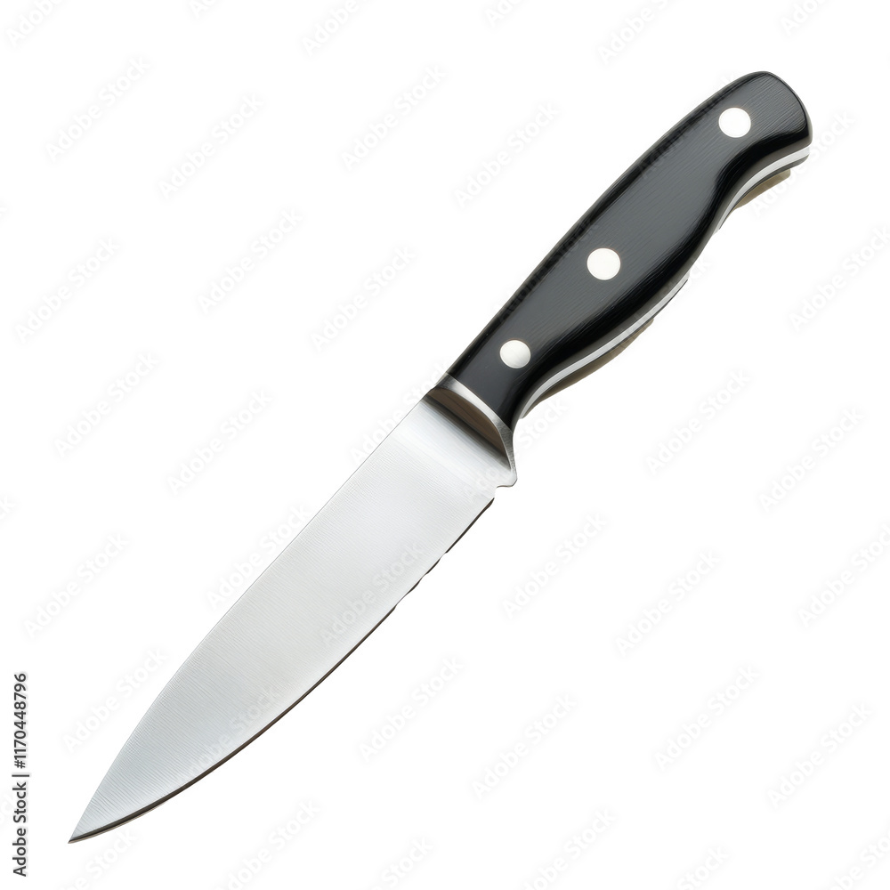 kitchen knife on an isolated white background kitchen knife on an isolated white background