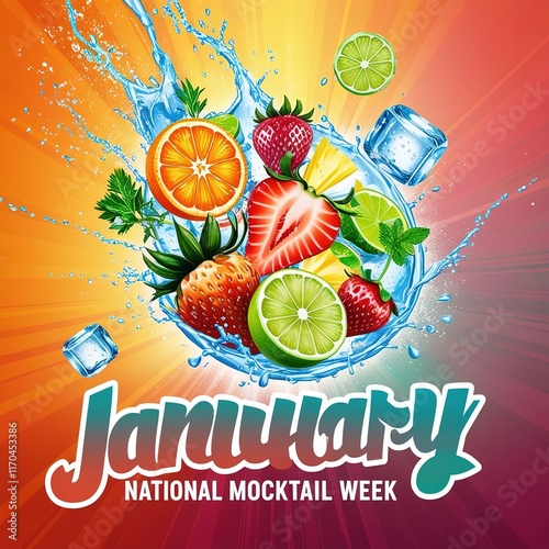 National Mocktail Week – January 12-18, 2025. National Mocktail Week is celebrated during the second week of January and takes place from January 12 to 18 this year. photo