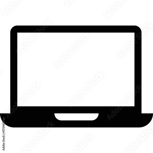 simple vector icon laptop