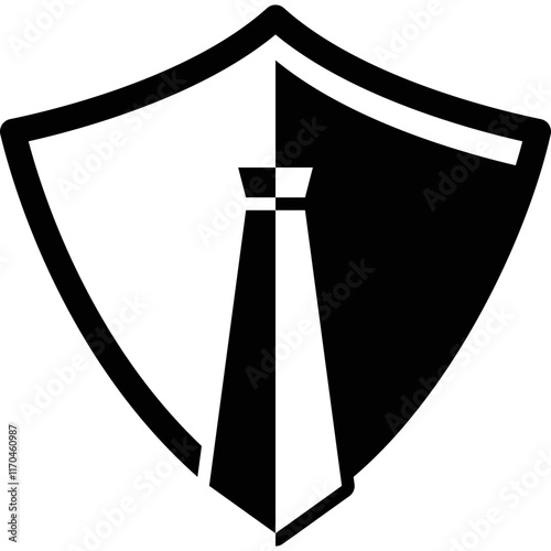simple vector icon tie