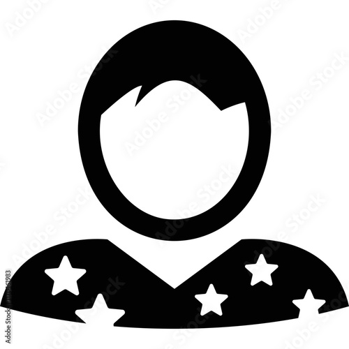 simple vector icon man
