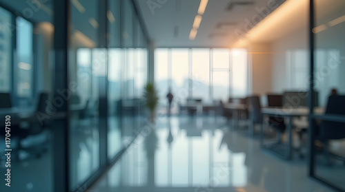 Wallpaper Mural Modern business office without people with blurred bokeh background	
 Torontodigital.ca