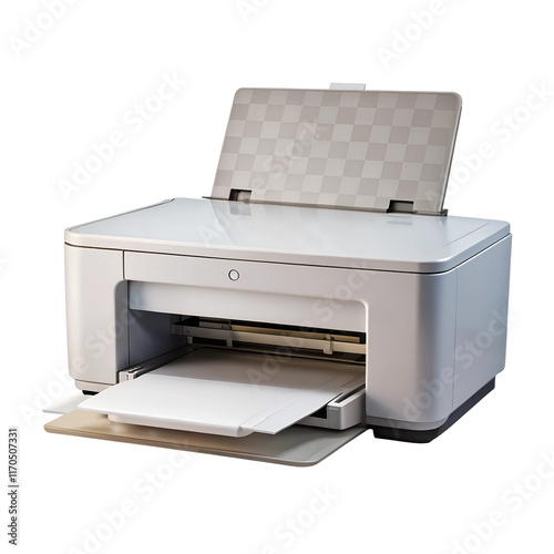 Printer isolated on transparent background photo