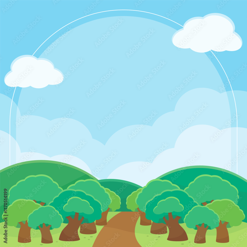 Fototapeta premium green summer field background 1