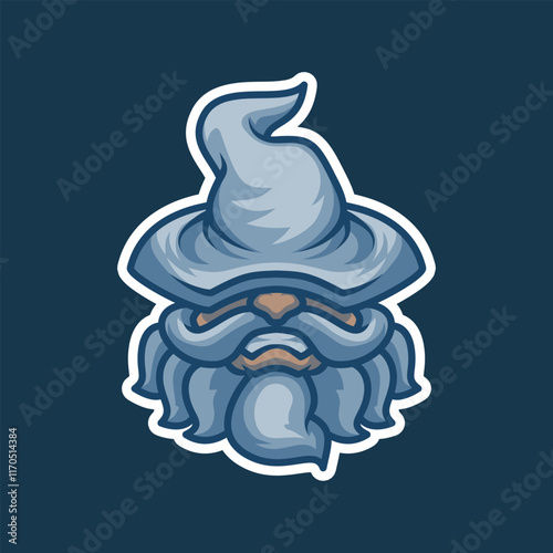 Wizard Scout Head Esport Mascot Vector Illustration is perfect for your brand business