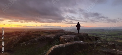 Curbar Edge sunrise photo