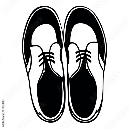 Shoe silhouette vector line art uses simple, clean lines to depict the basic shape of footwear. It’s widely used in branding, design, and advertising due to its versatility, scalability, and minimalis