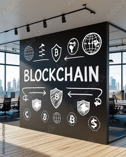 
Unlock Blockchain Technology Insights: Explore Bitcoin, Cryptocurrency, Decentralized Networks, Secure Transactions, Blockchain Applications, and Emerging Innovations in a Modern Office Environment photo