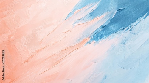 Wallpaper Mural Elegant blending of pastel strokes creates a harmonious wash with dynamic edges Torontodigital.ca