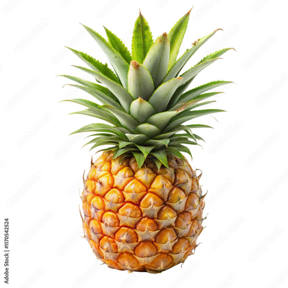 Fototapeta premium pineapple isolated on white