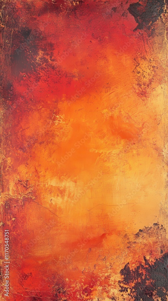 Obraz premium Warm burnt texture with distressed background ideal for creative projects and designs