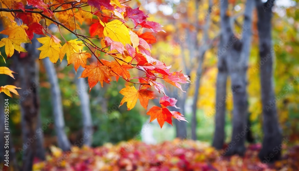 Stunning Autumn Scene Beautiful Yellow, Red, and Orange Leaves in a Serene Park Setting Captured in BR A Perfect Representation of Falls Vibrant Colors and Tranquility Stunning Autumn Scene Beautiful Yellow, Red, and Orange Leaves in a Serene Park Setting Captured in BR A Perfect Representation of Falls Vibrant Colors and Tranquility