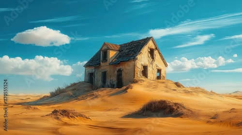 House Built on Sand or Rock Parable of Wise Foolish Builders Matthew Teaching Faith Obedience Salvation photo