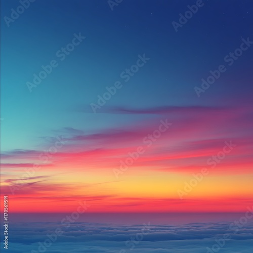 Colorful sunrise dreamy sky cloudscape pattern high resolution hd background