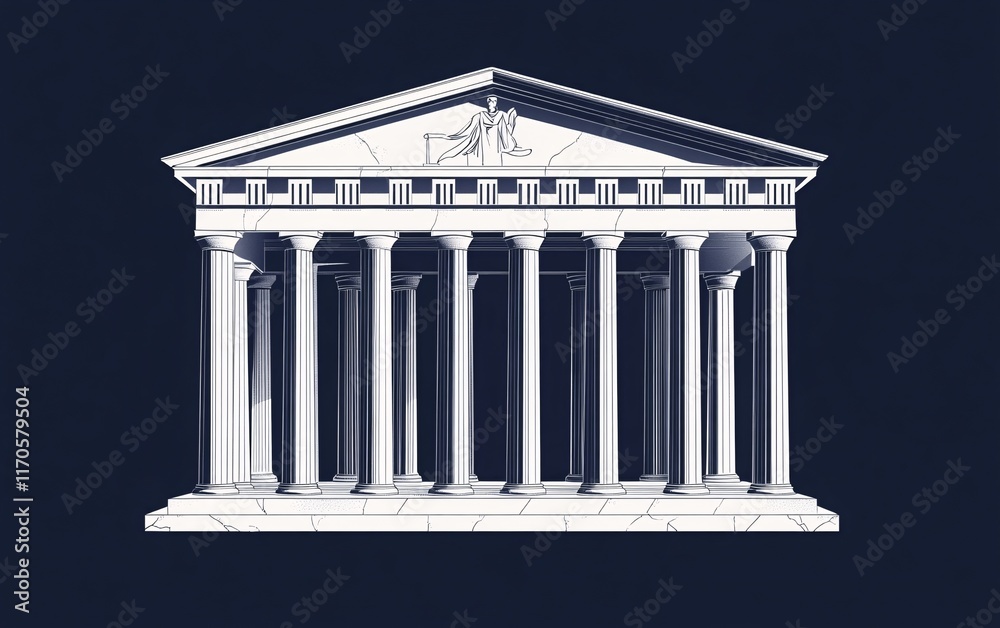 Obraz premium classic greek column