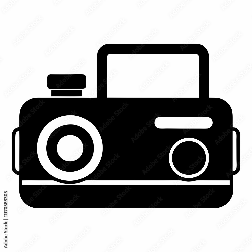 Dashcam Silhouette Vector Design Dashcam Silhouette Vector Design