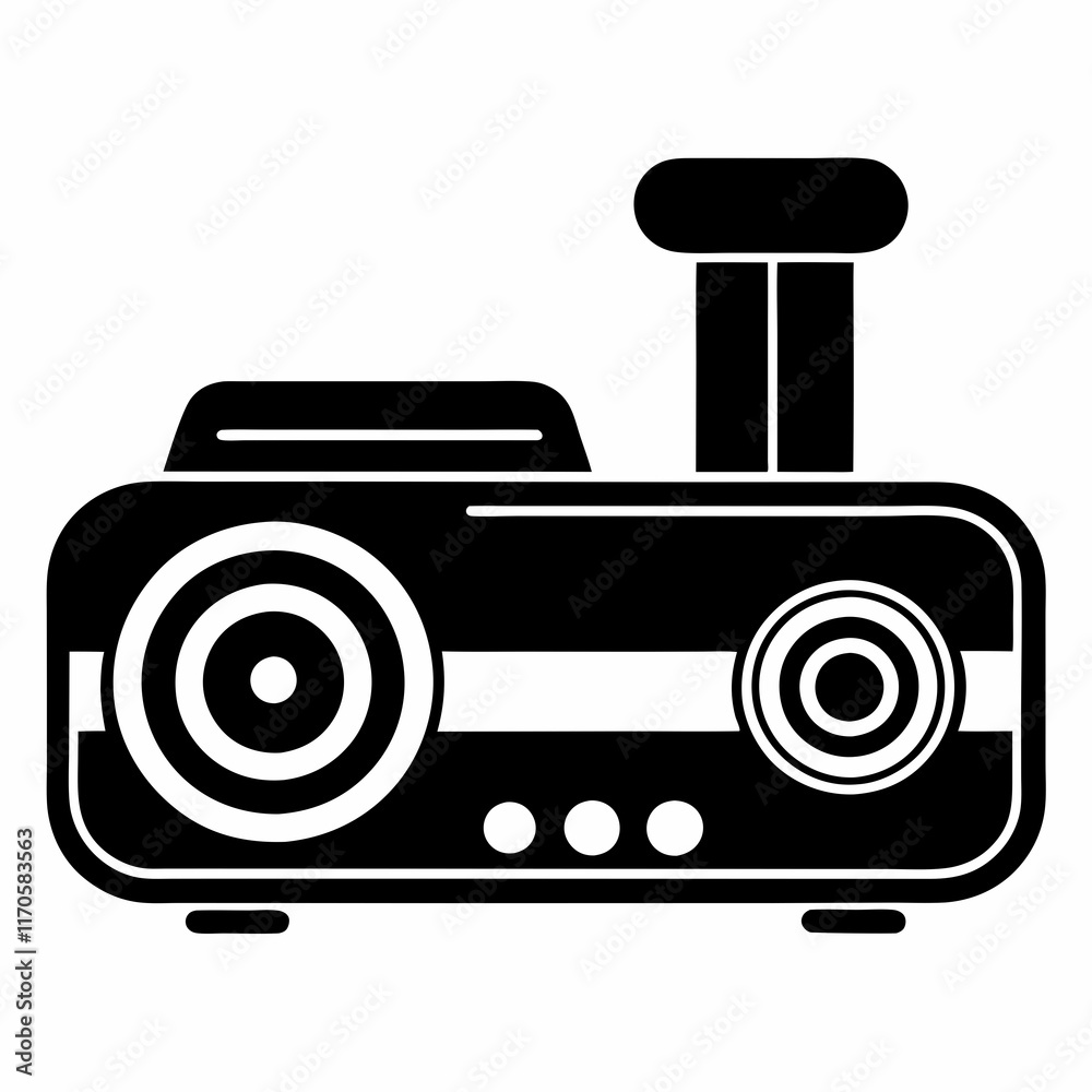 Dashcam Silhouette Vector Design Dashcam Silhouette Vector Design