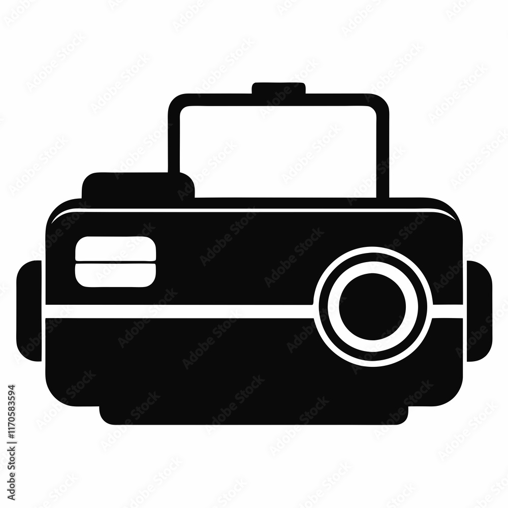 Dashcam Silhouette Vector Design Dashcam Silhouette Vector Design