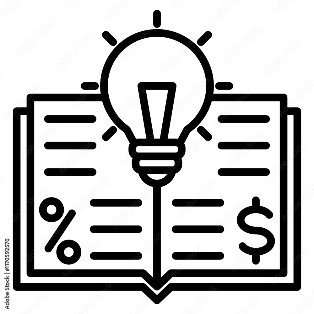 business knowledge single icon business knowledge single icon