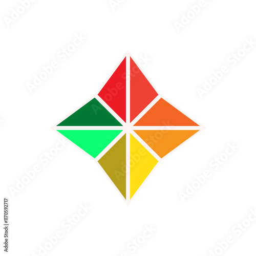 Free Download Star | Star color wheel | color wheel | Vibrant Color icons - GFXLoad