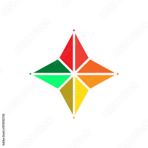 Free Download Star | Star color wheel | color wheel | Vibrant Color icons - GFXLoad