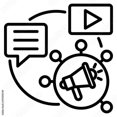 media consulting single icon